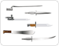 thrusting and cutting weapons