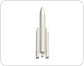 cross section of a space launcher (Ariane V)