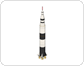 cross section of a space launcher (Saturn V)