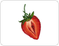 section of a strawberry image