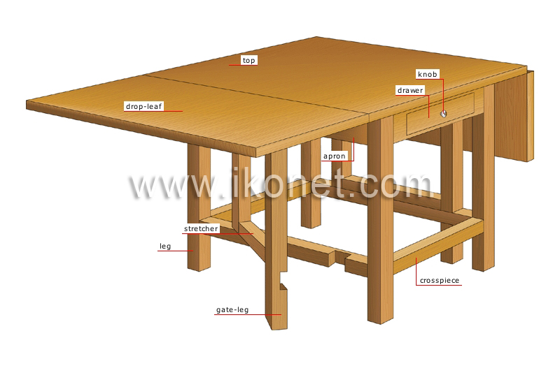 gate-leg table image