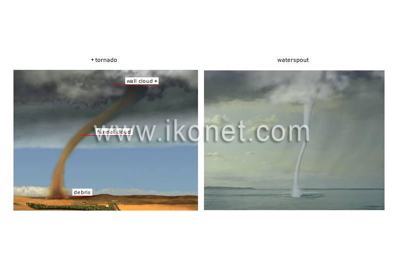 tornado and waterspout image
