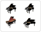 ejemplos de instrumentos de teclado image
