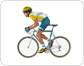 bicicleta de carreras y ciclista image