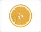 corte de una naranja image