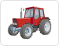 tractor : vista frontal
