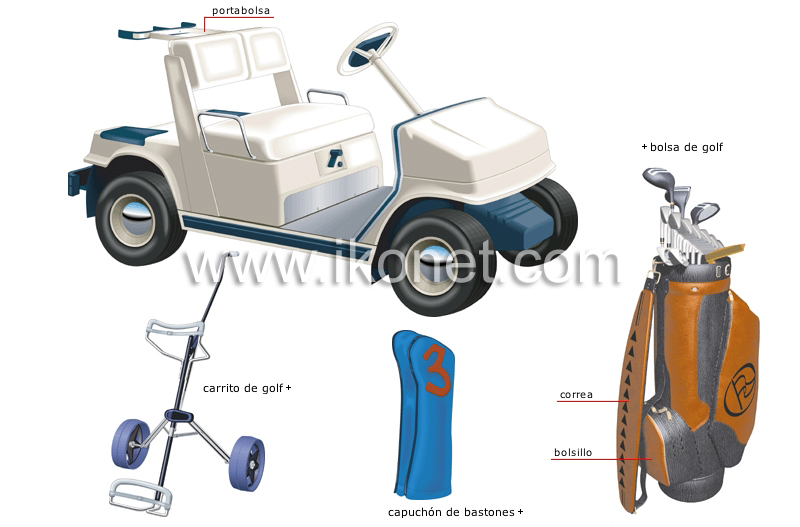 carro de golf eléctrico image