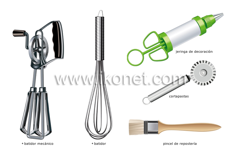 utensilios para repostería image