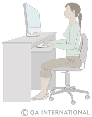 bonne posture au travail 