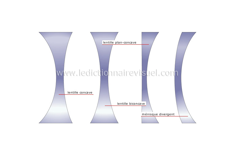 lentilles divergentes image