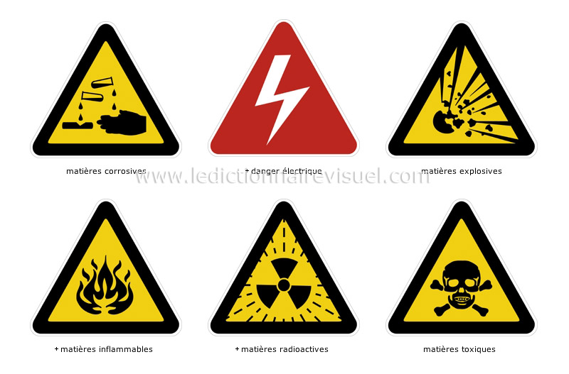 matières dangereuses image