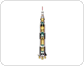 cross section of a space launcher (Saturn V)