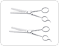 notched double-edged thinning scissors image