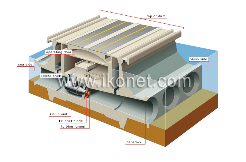 cross section of a power plant image