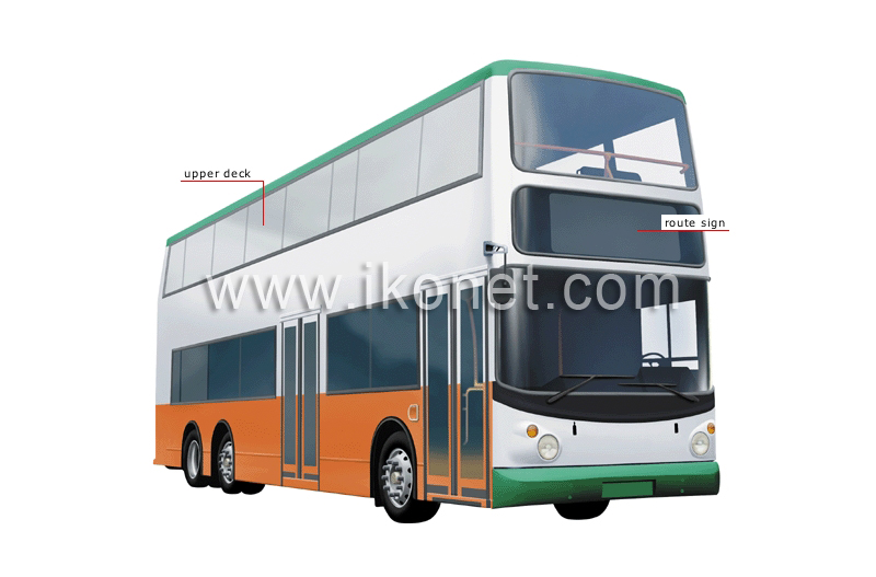 double-deck bus image