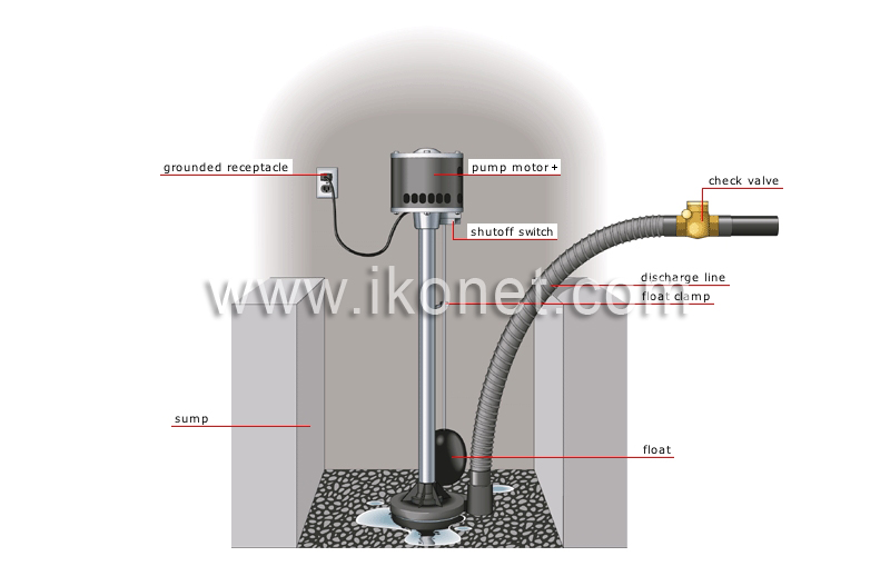 pedestal-type sump pump image