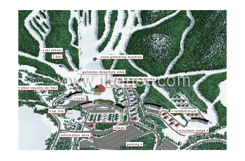 ski resort image