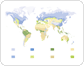 distribución de la vegetación