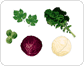 verduras de hojas
