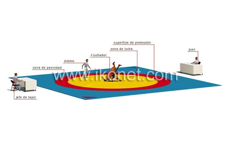 área de lucha libre image