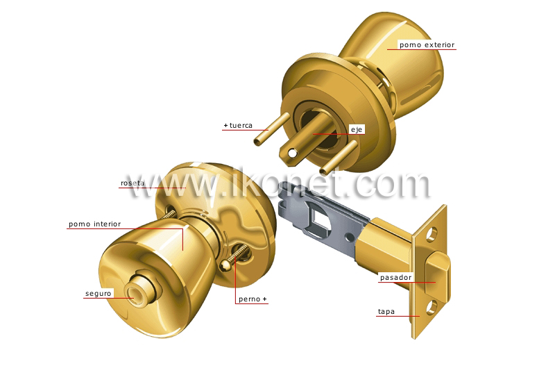 cerradura tubular con seguro image