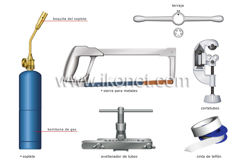 fontanería : herramientas image