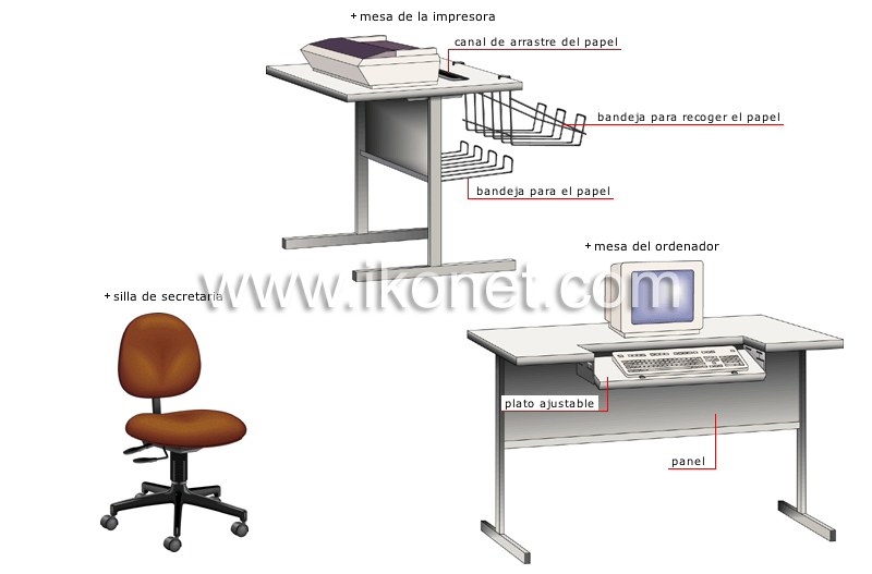 muebles de trabajo image