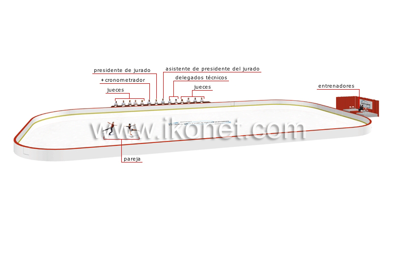 pista de patinaje sobre hielo image