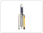 coupe d’un lanceur spatial (Ariane V)