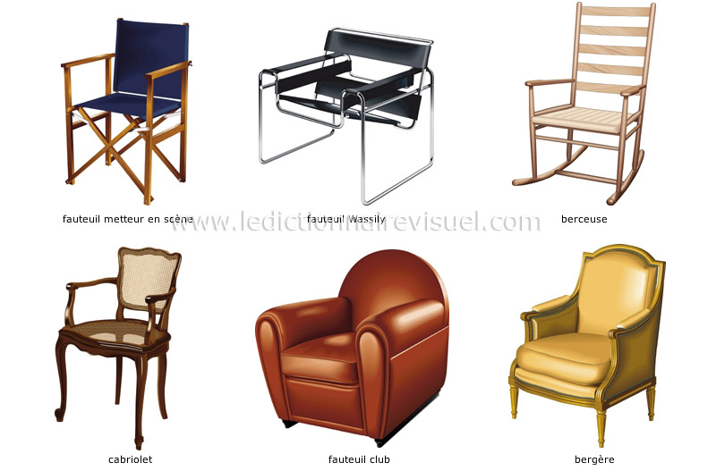 exemples de fauteuils image