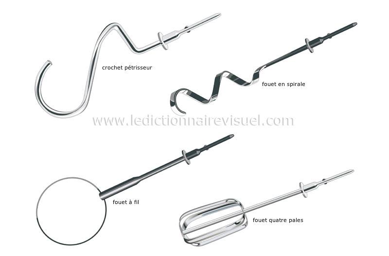 alimentation et cuisine > cuisine > appareils électroménagers > fouets  image - Dictionnaire Visuel