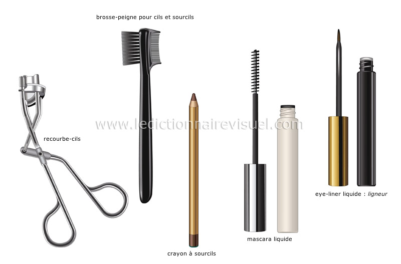 Brosse Sourcils et Peigne pour Cils - Accessoire Maquillage