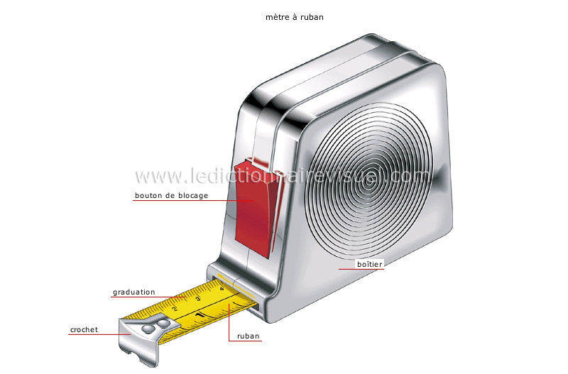 menuiserie : instruments de traçage et de mesure image