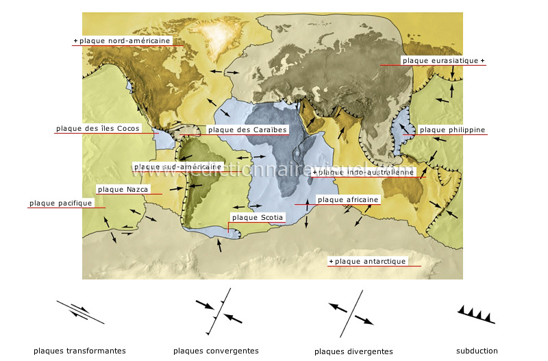 plaques tectoniques image